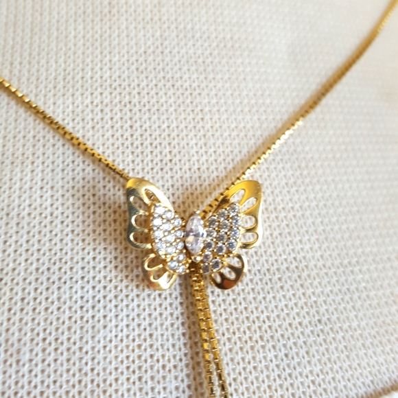 Rachel Zoe Jewelry Rachel Zoe Butterfly Charm 8k Vermeil Sterling